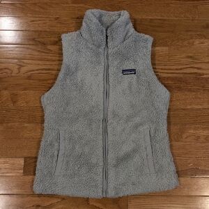 Patagonia Gray Sherpa Vest Small S